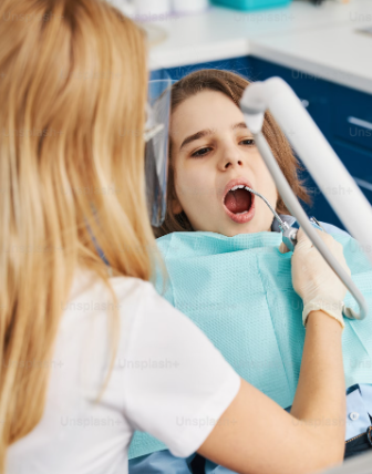 Child receiving gentle dental care at Canton Pediatric Dentistry in Canton, Ohio